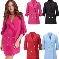 European And American Ladies British Polyester Small Suit