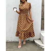 Women's Polka Dot Casual And Comfortable Temperament Dress