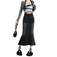 Fishtail Skirt High Waist Slimming A- Line Women