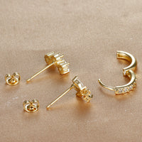 Diamond Stud Earrings Small Women's Fashion Simple