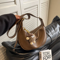 Fashion Trendy One-shoulder Messenger Bag Simple Niche Pu