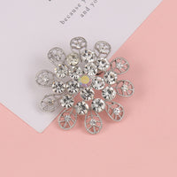 Rhinestone-encrusted Pearl Brooch Anti-exposure Accessories