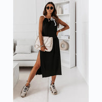 Casual Fashion Street Personalized Halter Midi Dress