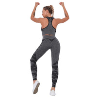 New seamless camouflage bra set for women