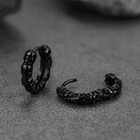 American Earrings Skull Vintage Texture Earrings