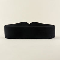 New Autumn And Winter Women's Wide Belt Metal Curved Buckle Belt With Suit Jacket Elastic Elastic Comfortable Waist