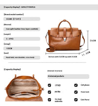 Retro Women's Large Capacity Portable Shoulder Bag