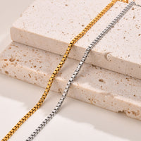European And American Ornament Personalized Minority Bracelet Stainless Steel Box Chain