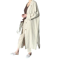 Long Loose Suit Collar Cardigan Outer Wear