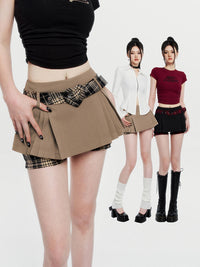 Women's Hot Girl Pleated Skirt Anti-exposure Bottom Shorts