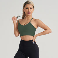 Buckle Shock-absorbing Cross Beauty Back Fitness Bra
