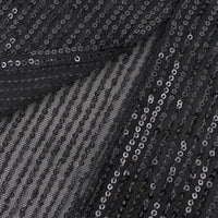 Lantern Sleeves Stretch Sequin Party Mid-length Dresses For Women