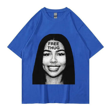 Women's Retro Short Sleeve Top Hip Hop T-shirt - Chic Angle