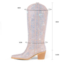 Plus Size Fashion Rhinestone Women's Boots