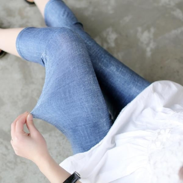 Summer Elastic Thin Slimming Cropped Pants