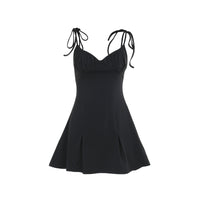 Fashion Suspenders A- Line Dress Women
