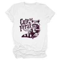 Guoli Printed Personality Round Neck Women's T-shirt