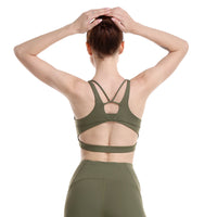 Beauty back shockproof sports bra