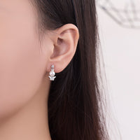 Little angel baby earrings