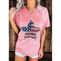 Women's Round Neck Loose Short Sleeve - Chic Angle