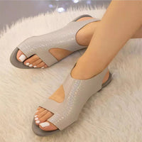 Summer Ladies Casual Flat Plus Size Beach Resort Sandals