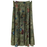 Spring And Summer New Draping Silky All-match High Waist Skirt