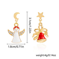 Christmas Earrings Women's Asymmetric Cartoon