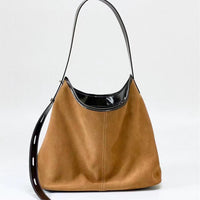Matte Leather Women's  Underarm Commuter Bag