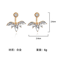 Fashion Jewelry Cute Cherry Blossoms Flower Stud Earrings For Women Cute Jewelry Several Peach Blossoms Earrings