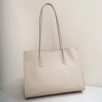 Genuine Leather Bag Women's Tote Bag Commuter Shoulder Bag Large Capacity Large Bag