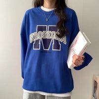 Korean Style Loose Sports Brushed Hoody