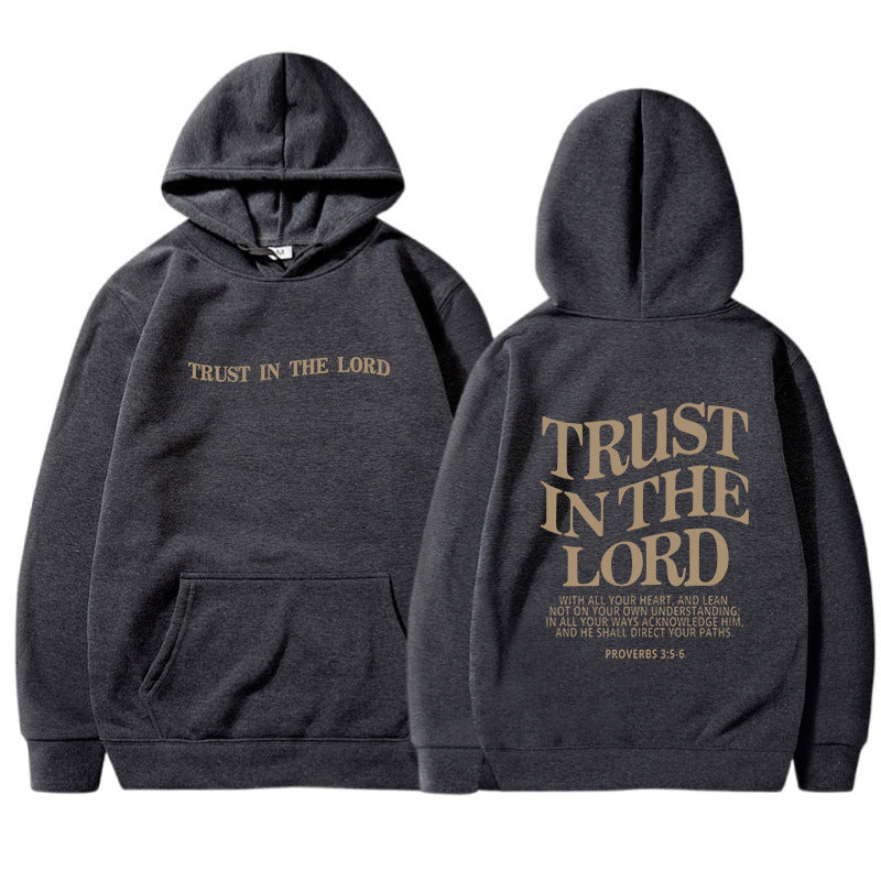Letter Printed Hoodie Sports Long Sleeve Hoodie