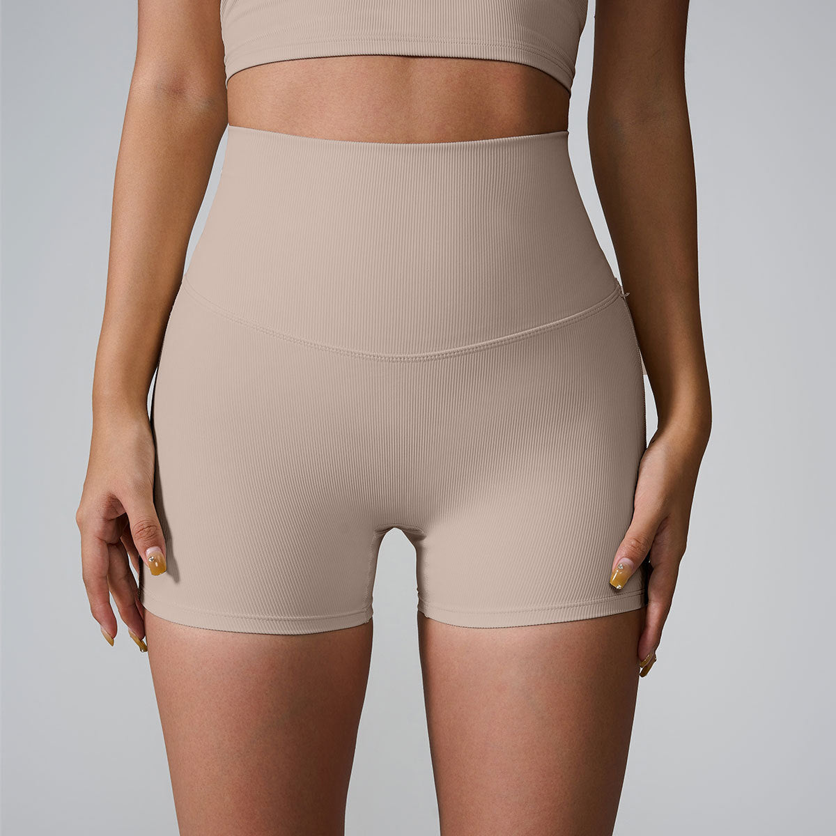 Back Cross High Waist Hip Lift Fitness Yoga Shorts Women - Chic Angle