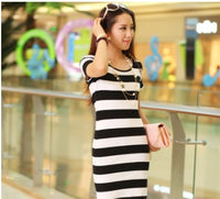 Summer Korean Slim Slim Dress Women