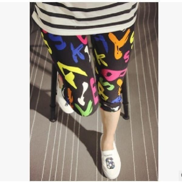Summer Elastic Thin Slimming Cropped Pants