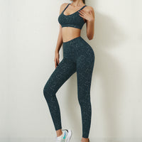 Spaghetti Strap Beauty Back Sports Bra Sports Suit