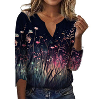 Women's Fashion Loose Summer Printed Top