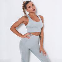 New seamless camouflage bra set for women