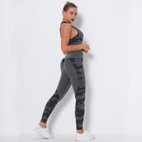 New seamless camouflage bra set for women