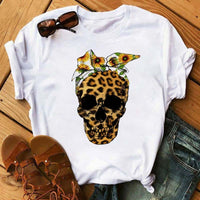 Vintage Print Letter Fashion Clothing Short-sleeved T-shirt