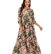 new polka dot print maxi dress