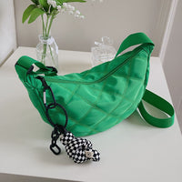 Women's Personality Trendy Rhombus Dumpling Messenger Bag