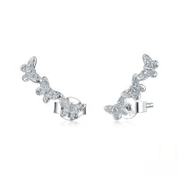 Aifule Irregular Round Earrings S925 Inlaid Customer Designed