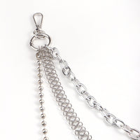 Men's And Women's Personality Fashion Multi-layer Metal Punk Waist Chain All-in-one Detachable Strap Dual-use Body Chain Hip Hop Chic Cool Chain