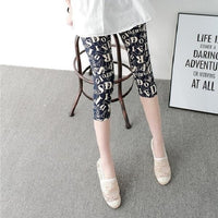 Summer Elastic Thin Slimming Cropped Pants