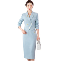 New Temperament Leisure Formal White Blazer For Women