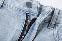 Women's Low Waist Straight Wide Leg All-matching Jeans