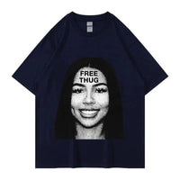 Women's Retro Short Sleeve Top Hip Hop T-shirt - Chic Angle
