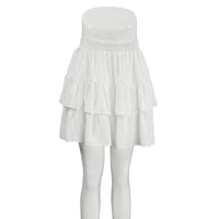 Design Sense Double-layer Chiffon Short Skirt
