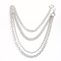 Men's And Women's Personality Fashion Multi-layer Metal Punk Waist Chain All-in-one Detachable Strap Dual-use Body Chain Hip Hop Chic Cool Chain